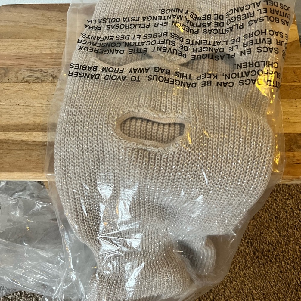 Pink supreme lurex balaclava